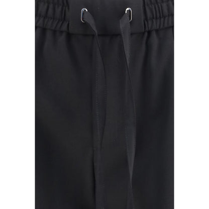 Dolce & Gabbana Black Wool Oves Aries Joggers (Workout Pants)