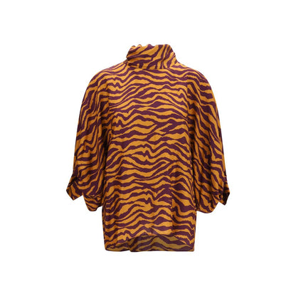 Kristina Ti Orange Viscose Blouse
