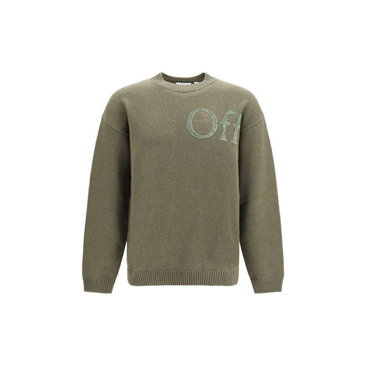 Off-White Bicolor Wool Oves Aries Sweatshirt