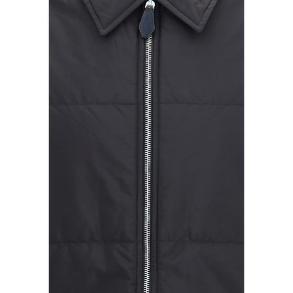 Prada Black Wool Oves Aries Full-Length Jacket