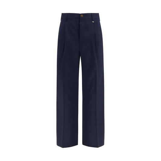 Vivienne Westwood Blue Wool Oves Aries Dress Pants