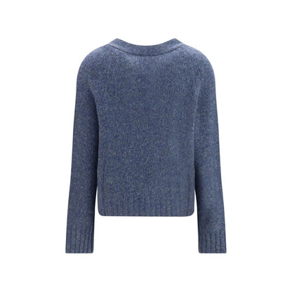 Allude Blue Cashmere Cardigan