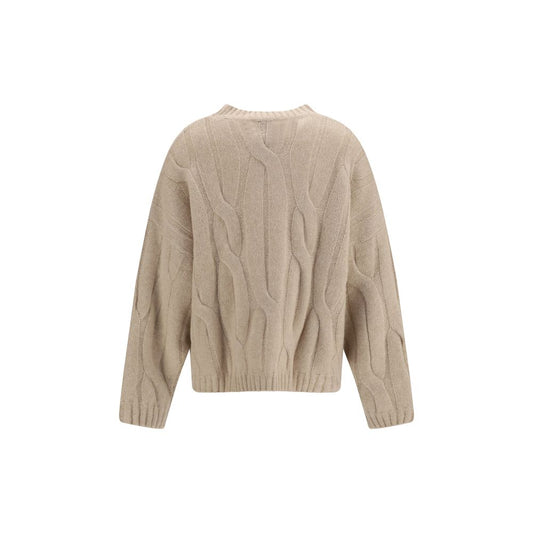 Allude Beige Cashmere Sweater