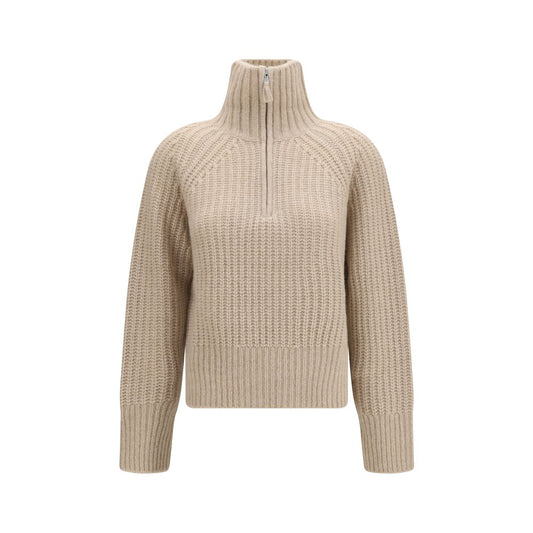 Allude Beige Cashmere Sweater
