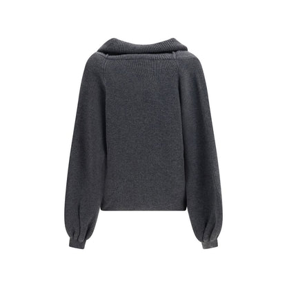 Dolce & Gabbana Gray Wool Oves Aries Cardigan