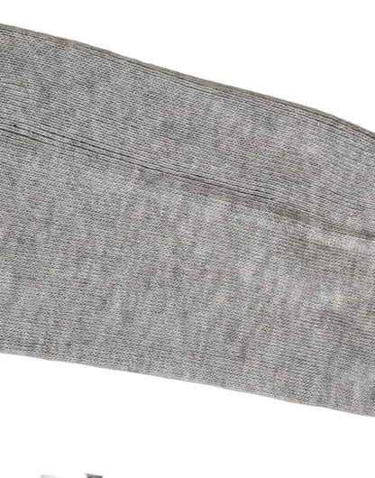 Dolce & Gabbana Men Gray Viscose Over The Calf Accessory Socks