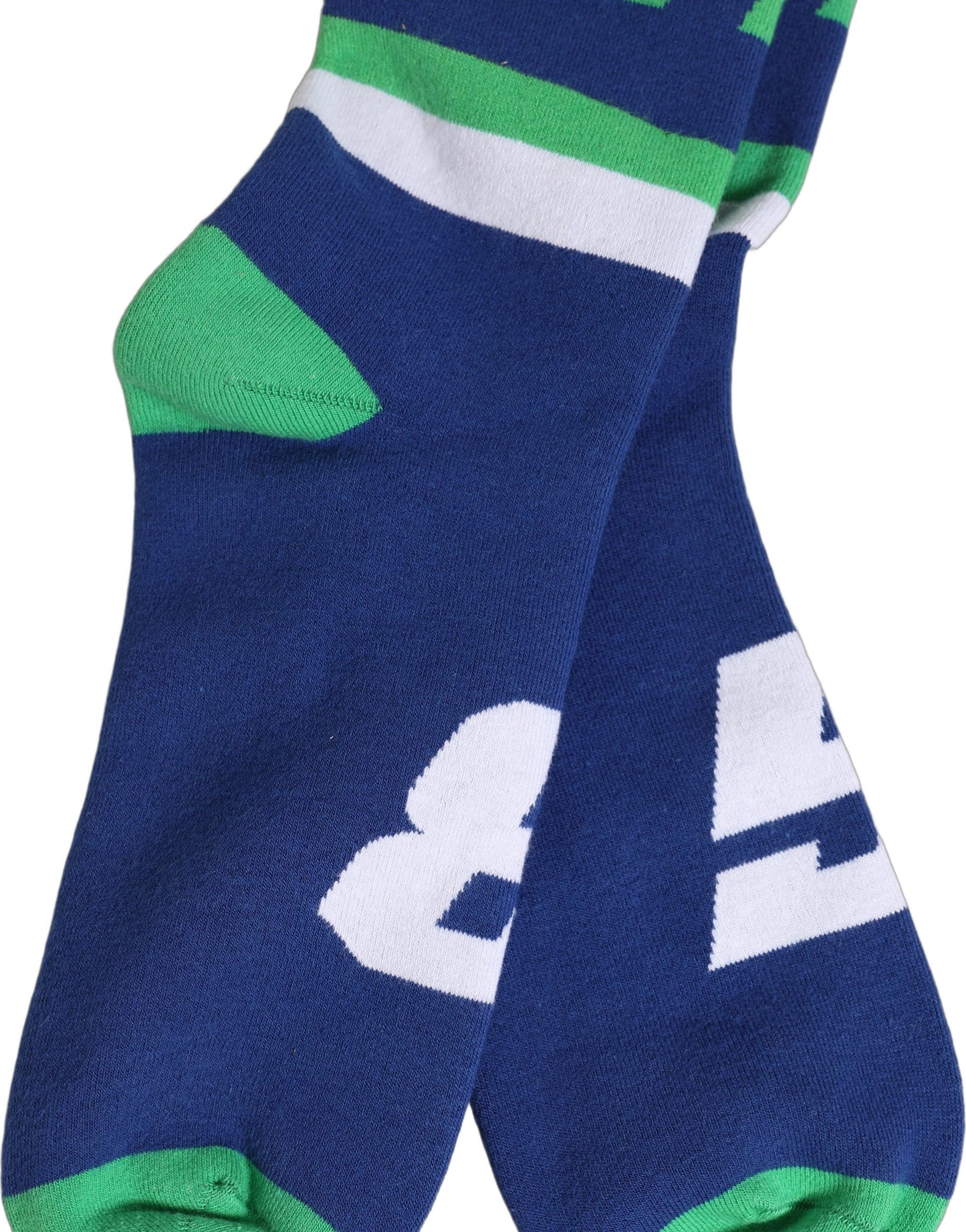 Dolce & Gabbana Men Multicolor Cotton Knee High Accessory Socks