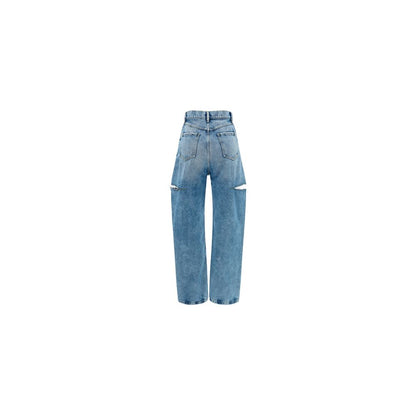 Maison Margiela Blue Cotton Straight-Leg Jeans