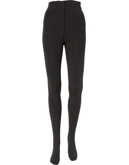 Dolce & Gabbana Black Nylon Tights Stocking Pantyhose Socks