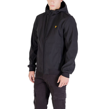 Lyle & Scott Black Polyester Parka