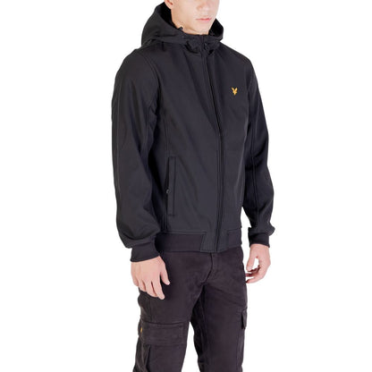 Lyle & Scott Black Polyester Parka