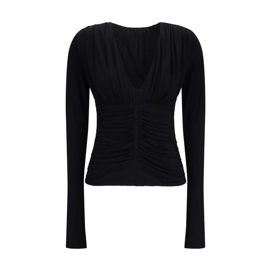 Max Mara Black Viscose Shirt