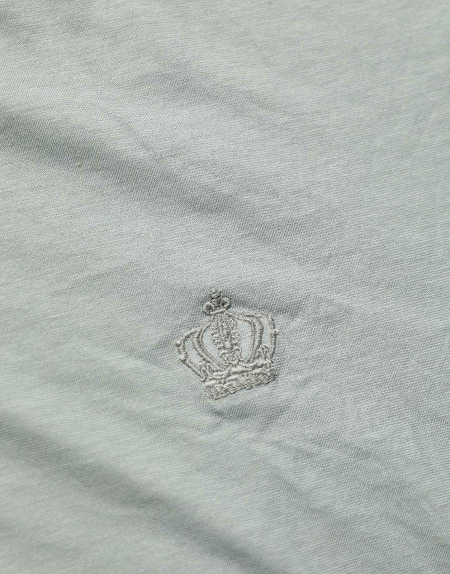 Dolce & Gabbana Green Cotton Short Sleeve Crew Neck T-shirt