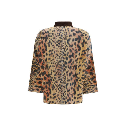 R13 Multicolor Cotton Full-Length Jacket