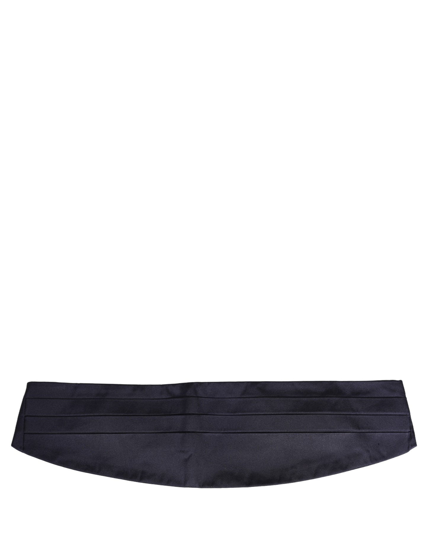 Dolce & Gabbana Dark Blue 100% Silk Belt Waist Cummerbund