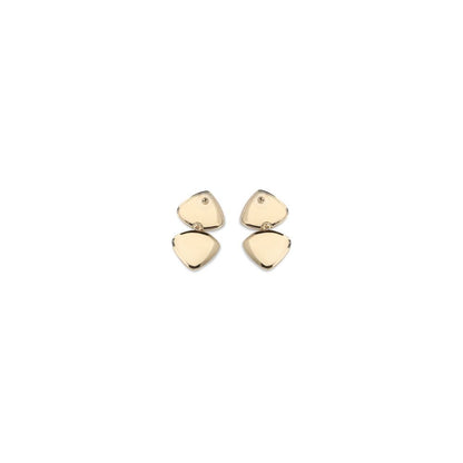 Self-Portrait Gold Brass Earrings