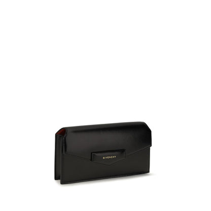 Givenchy Black Calf Leather Bos Taurus Wallet