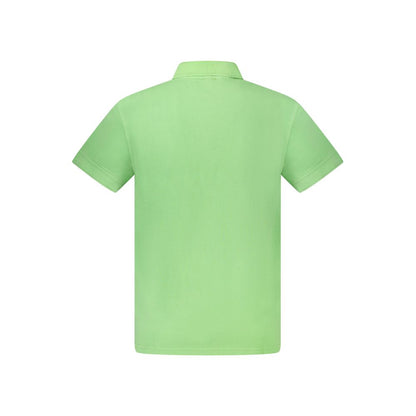 Hugo Boss Green Cotton Men's Polo