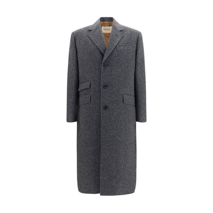Valentino Garavani Gray Wool Oves Aries Coat