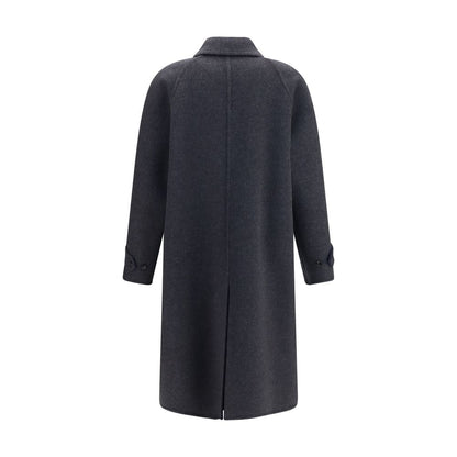 Valentino Garavani Gray Wool Oves Aries Coat