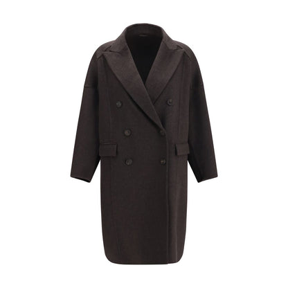 Brunello Cucinelli Brown Cashmere Coat