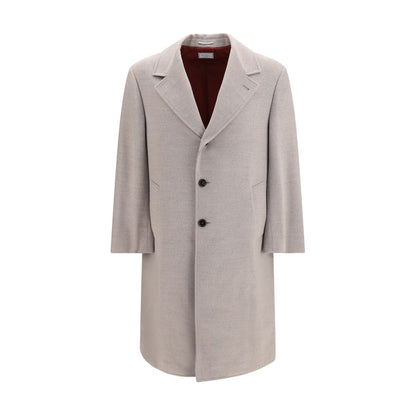 Brunello Cucinelli Beige Wool Oves Aries Coat