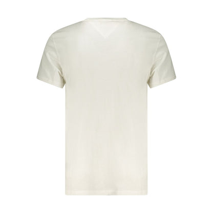 Tommy Hilfiger White Cotton Men's T-Shirt