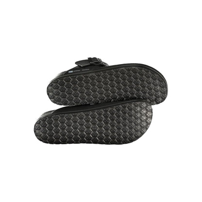 Norway 1963 Black Plastic Flip-Flop Sandals