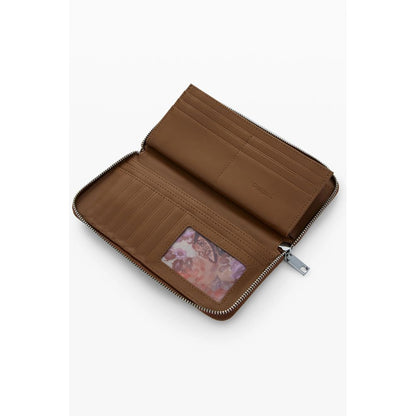 Desigual Brown Polyethylene Wallet