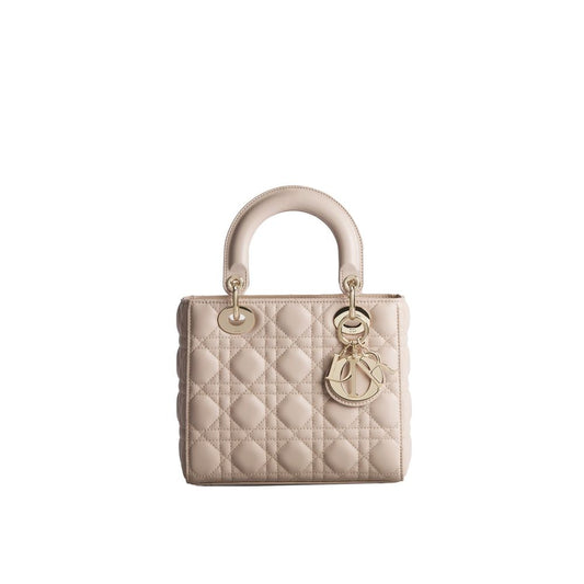 Dior Beige Lamb Leather Shoulder Bag