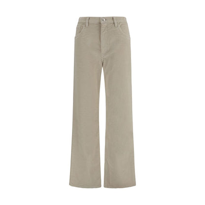 Marni Beige Cotton Flared Pants