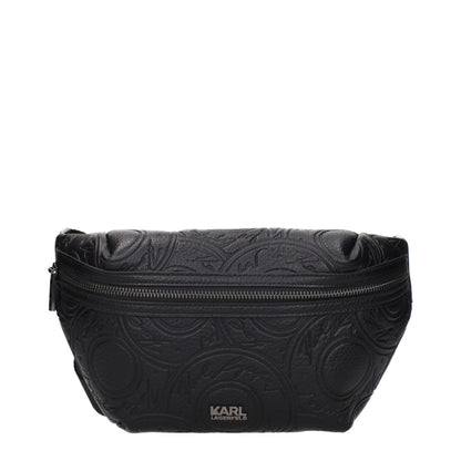 Karl Lagerfeld Black Polyethylene Backpack