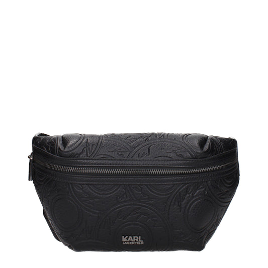 Karl Lagerfeld Black Polyethylene Backpack