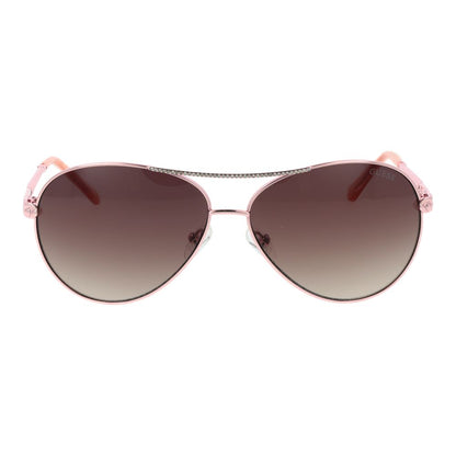 Guess Pink Metal Sunglasses