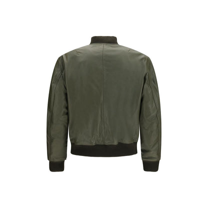 Sunflower Bicolor Calf Leather Bos Taurus Bomber