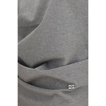 Ganni Gray Cotton Pattern Shirt
