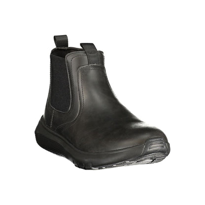 Lumberjack Black Polyester Ankle Boots