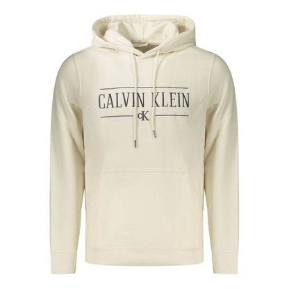 Calvin Klein White Cotton Men's Sweatshirt