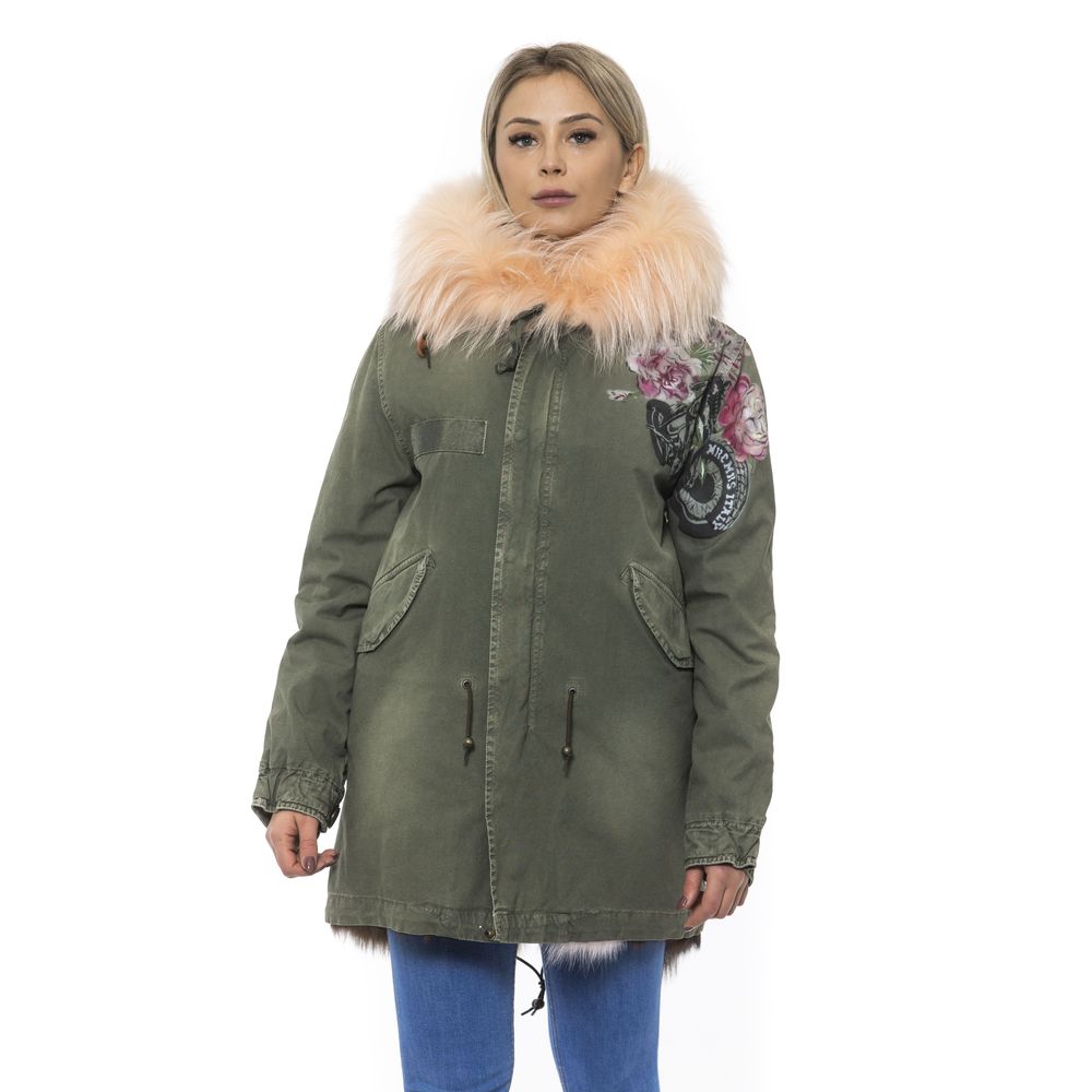 Mr&Mrs Italy Green Cotton Women Jacket