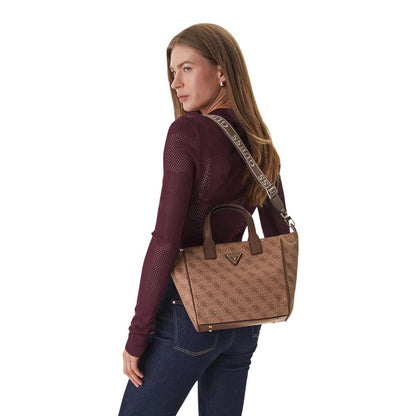 Guess White Polyethylene Handbag