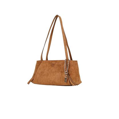 Guess Brown Polyester Handbag
