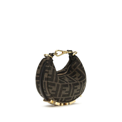 Fendi Brown Polyamide Shoulder Bag