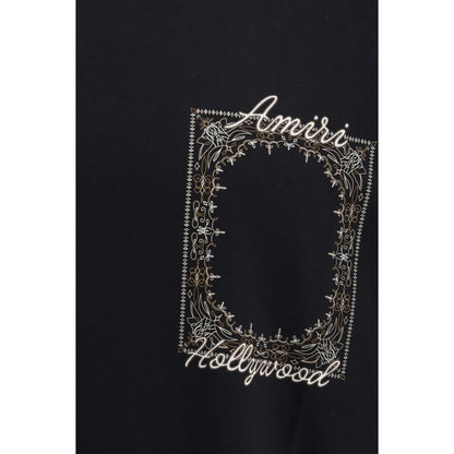 Amiri Black Cotton T-Shirt