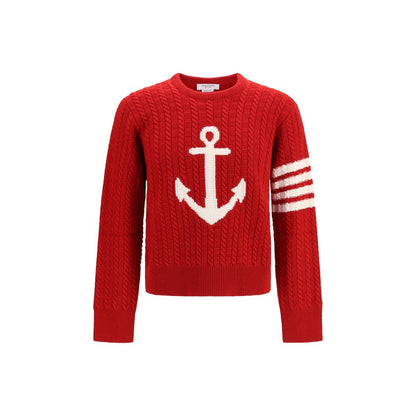 Thom Browne Red Wool Oves Aries Sweatshirt