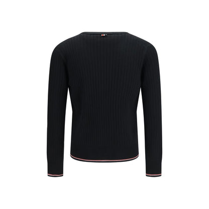 Thom Browne Black Wool Oves Aries Cardigan