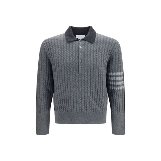 Thom Browne Gray Wool Oves Aries Sweatshirt