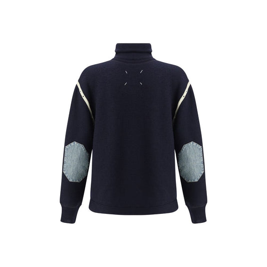 Maison Margiela Blue Wool Oves Aries Sweatshirt