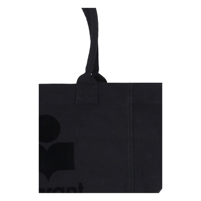 Isabel Marant Black Cotton Shoulder Bag