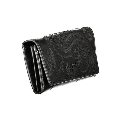 Desigual Black Polyurethane Women's Wallet