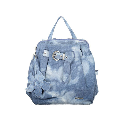 Desigual Blue Cotton Backpack